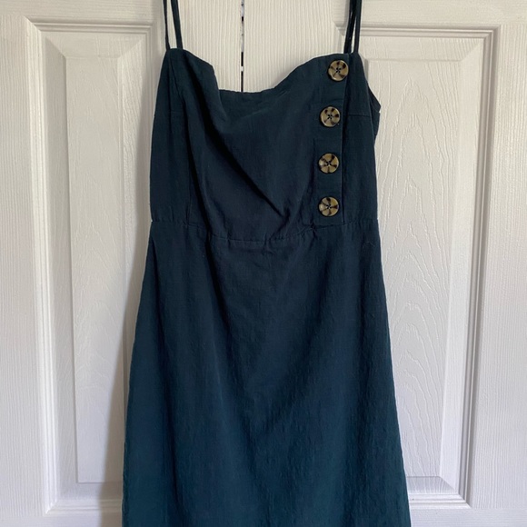 UO Riley Button-Down Linen Mini Dress - Picture 6 of 11